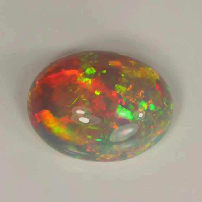 vendorunknown Rings HIDDEN GEM Oval Cabochon Cut Opal 2541 Carats