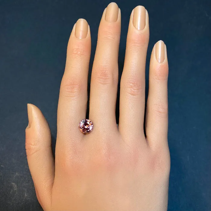 vendorunknown Rings Round Brilliant Cut Imperial Zircon 491 Carats