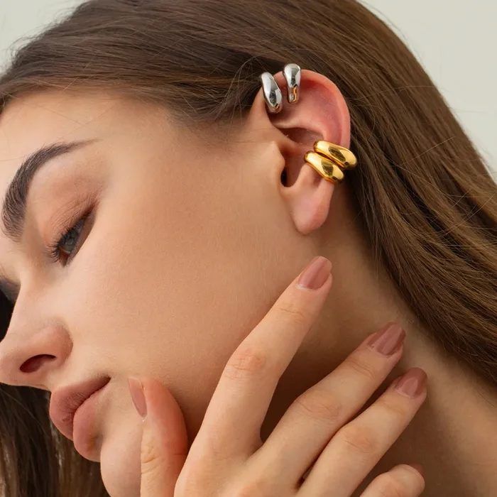 Wave Ear Cuff Mabel Love Co Earrings