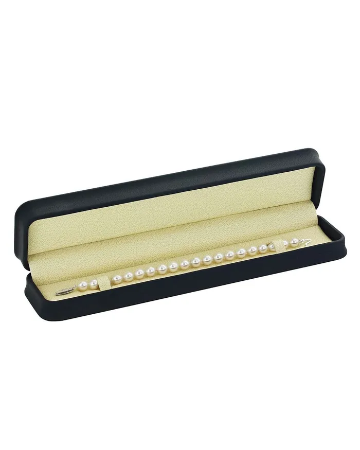 White Japanese Hanadama Akoya Pearl Bracelet 95100mm SPT Bracelets