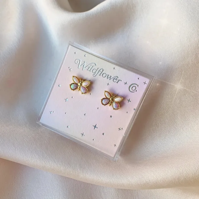 Wildflower Co Earrings Butterfly Stud Earrings